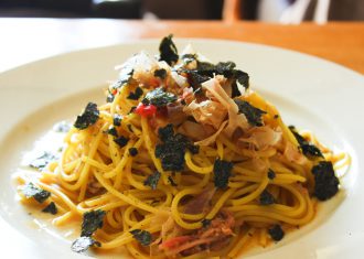 ターメリックと紅ショウガのパスタ